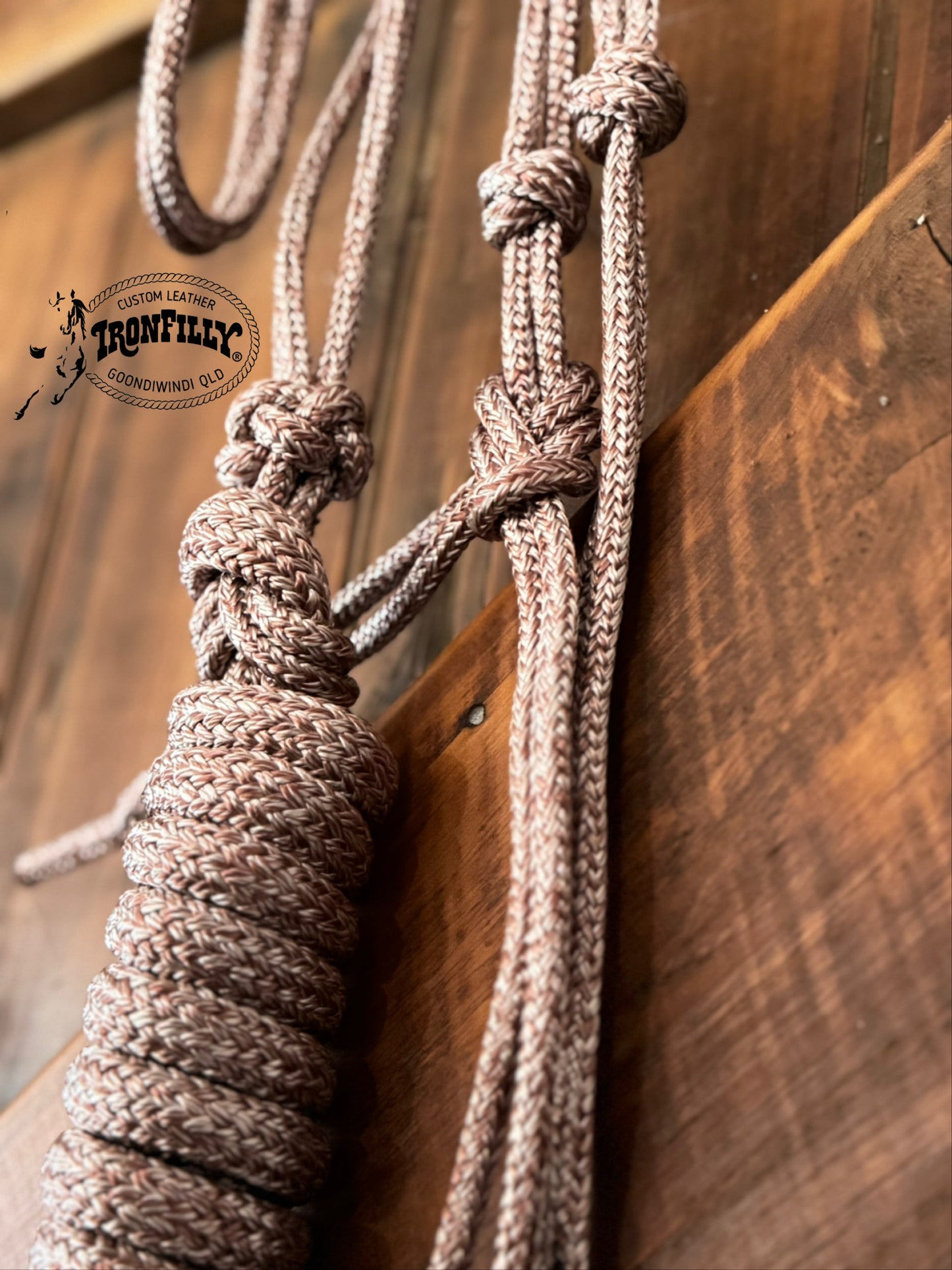 IRON FILLY Rope Halter