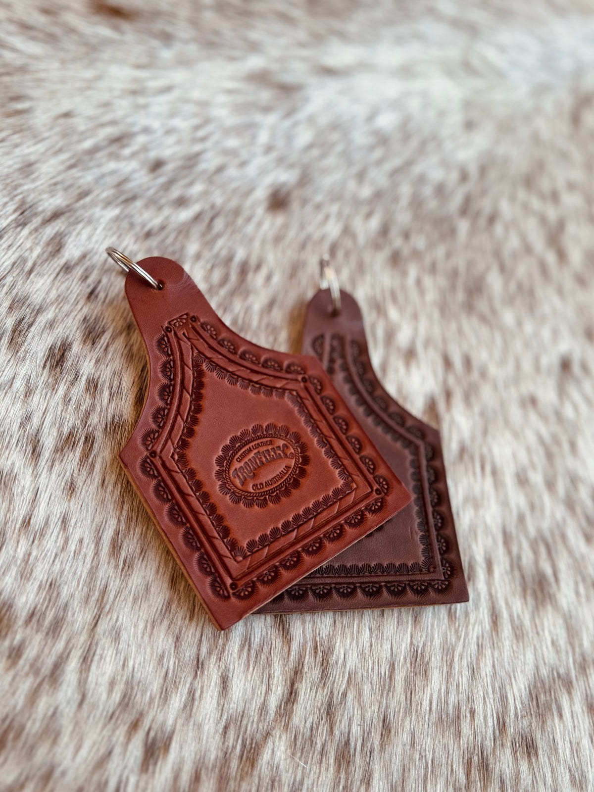 Stamped cattle tag