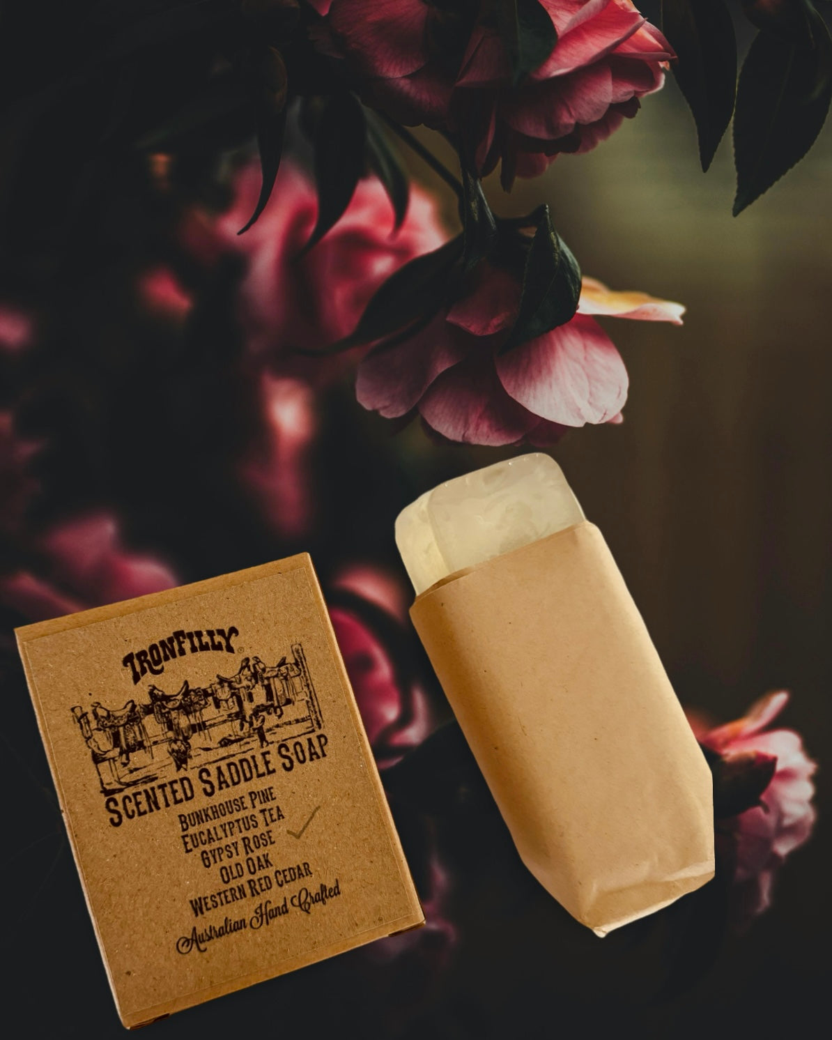 IRON FILLY®️ Scented Saddle Soap (120g)