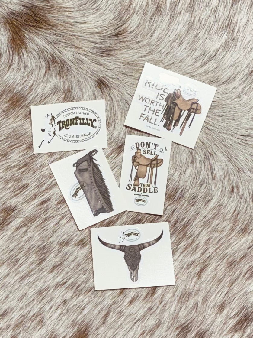 Iron Filly sticker set