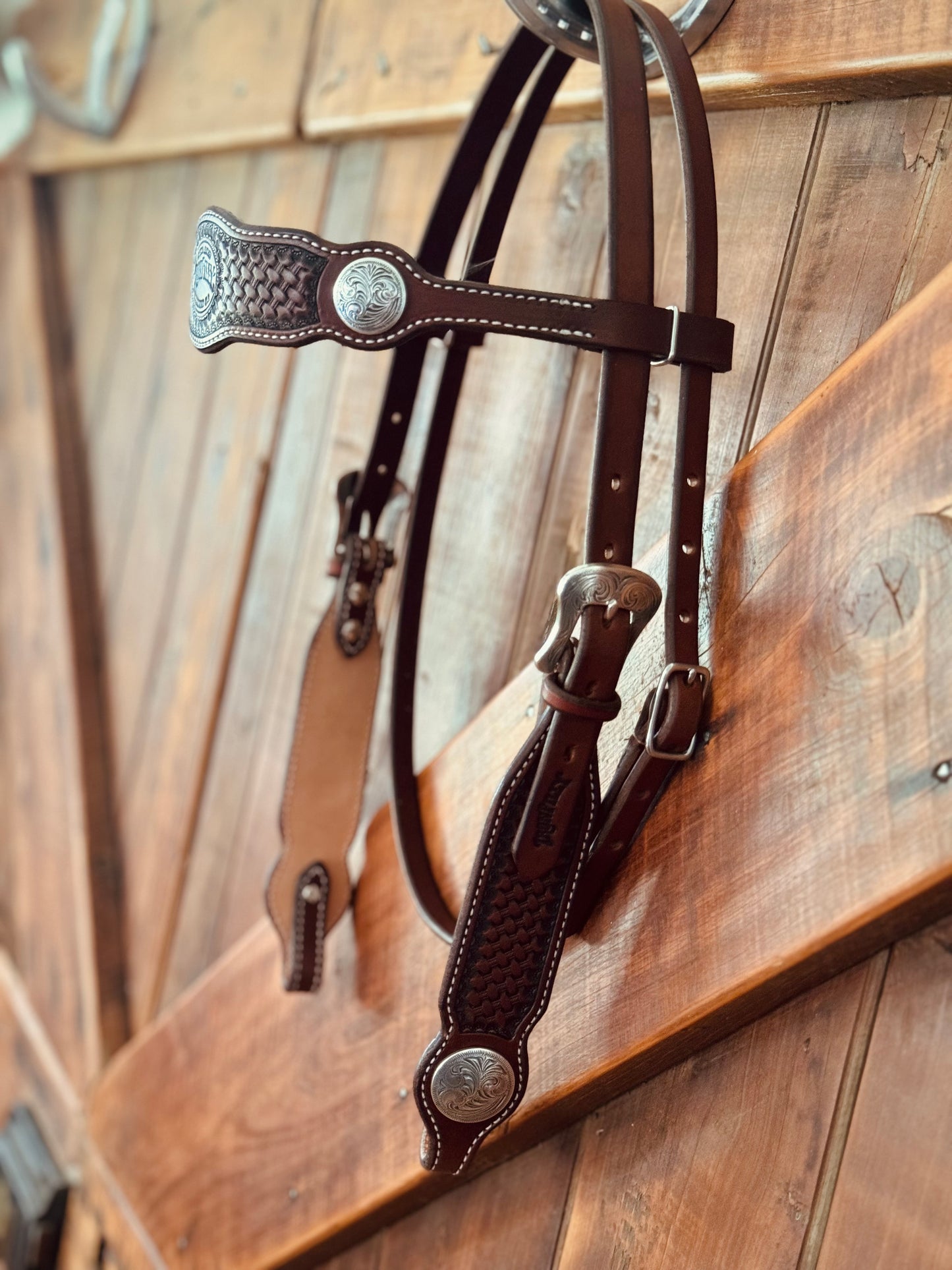 Snaffle Bridle- Basketweave