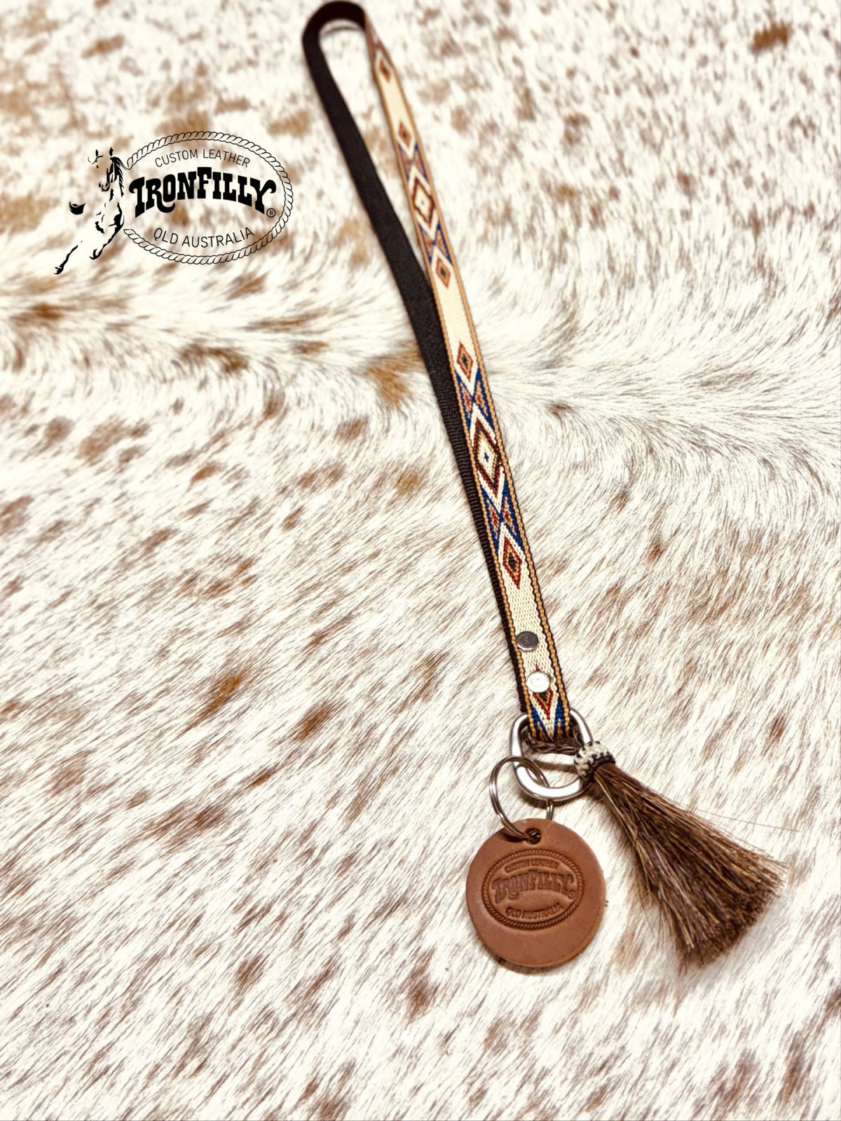 Southwest horse hair tassel lanyard