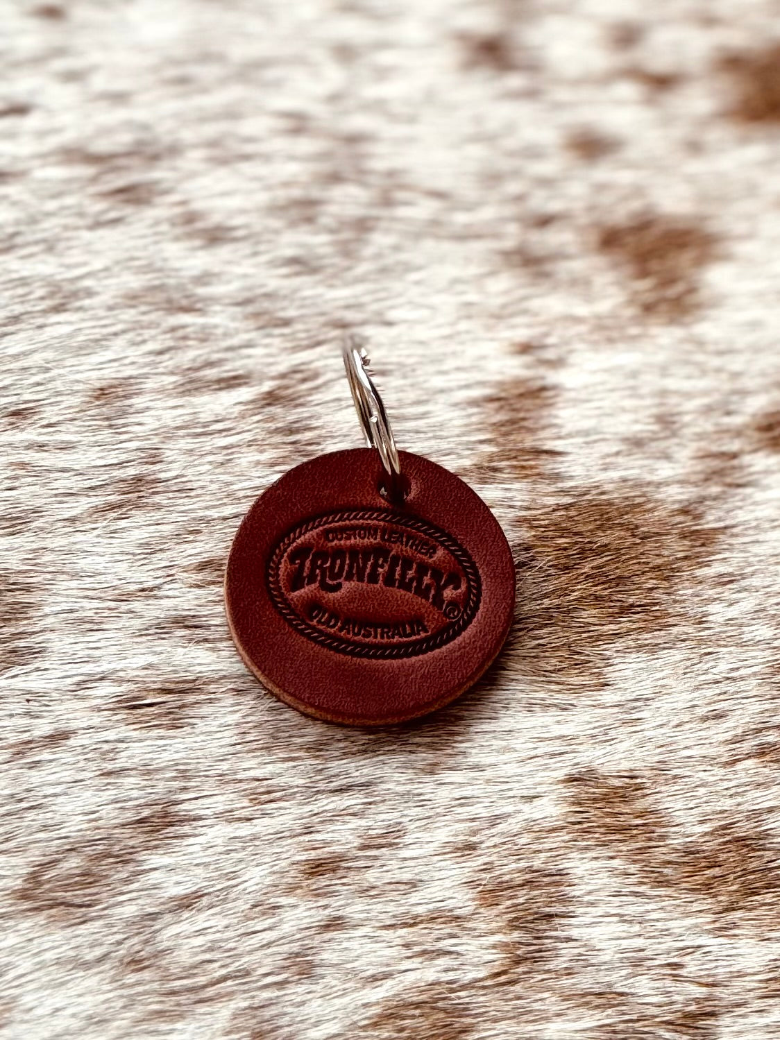 IRON FILLY Makers Mark key tag