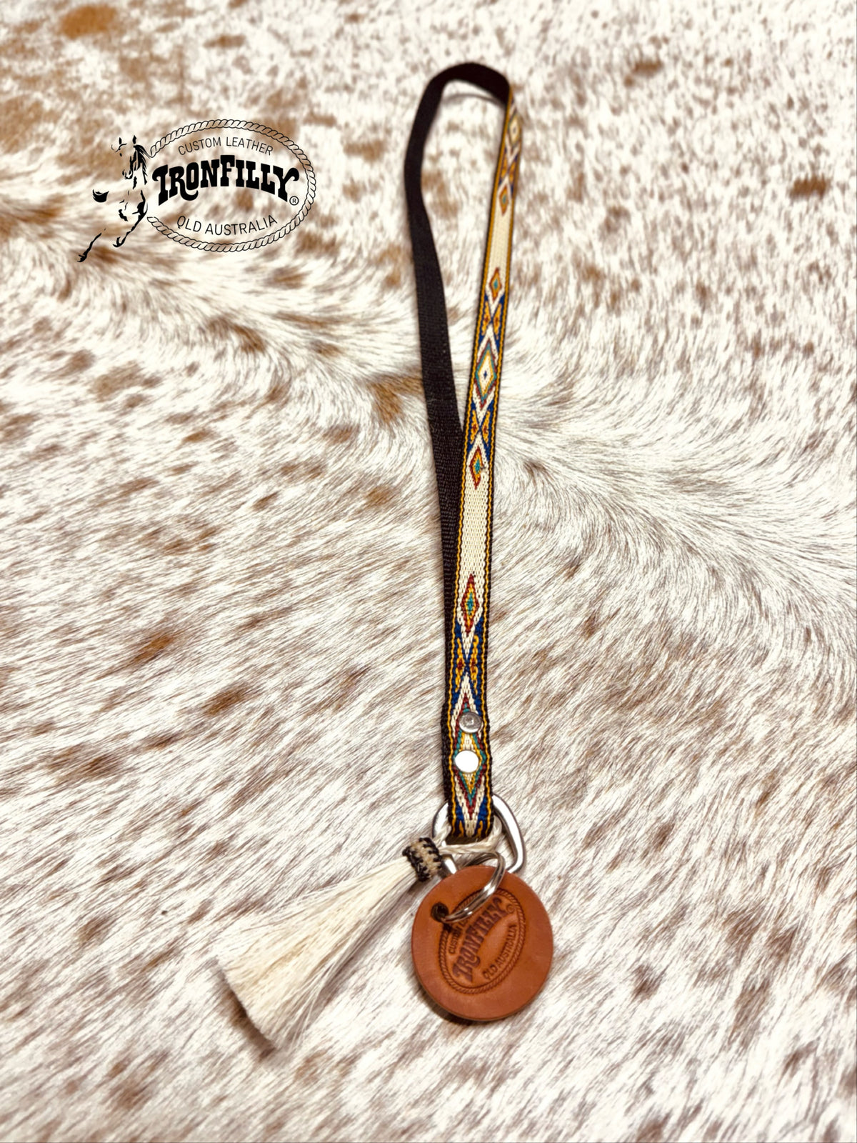 Southwest horse hair tassel lanyard