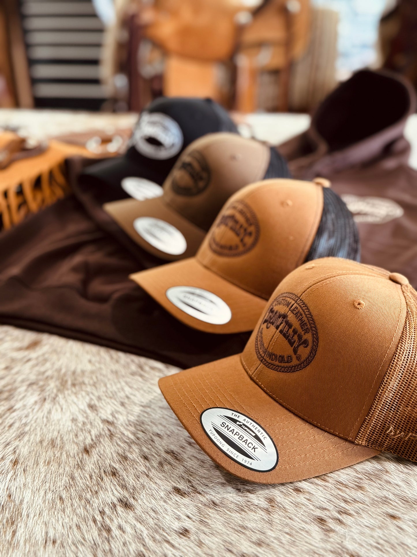 IRON FILLY SnapBack- Saddle Tan