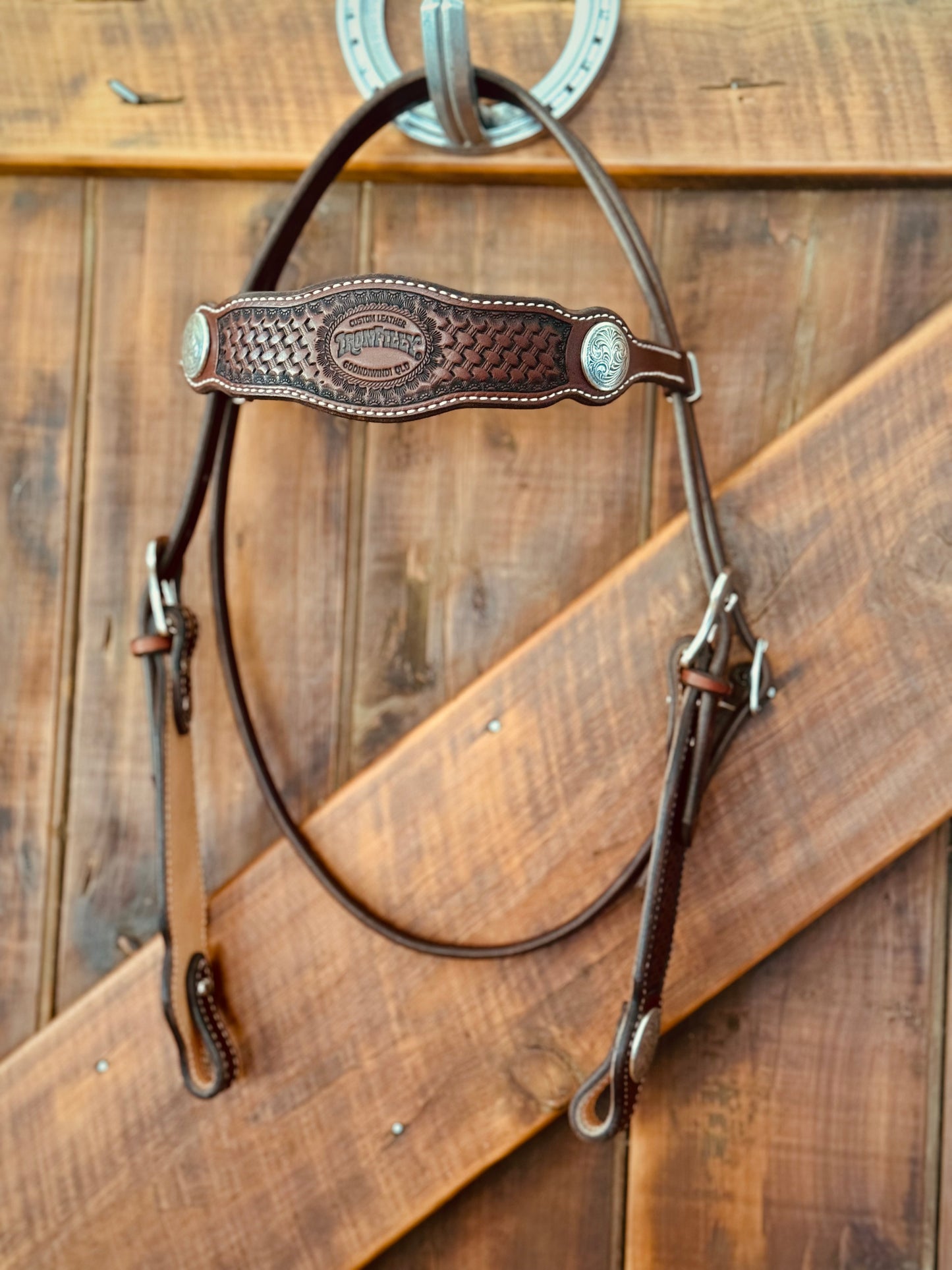 Snaffle Bridle- Basketweave