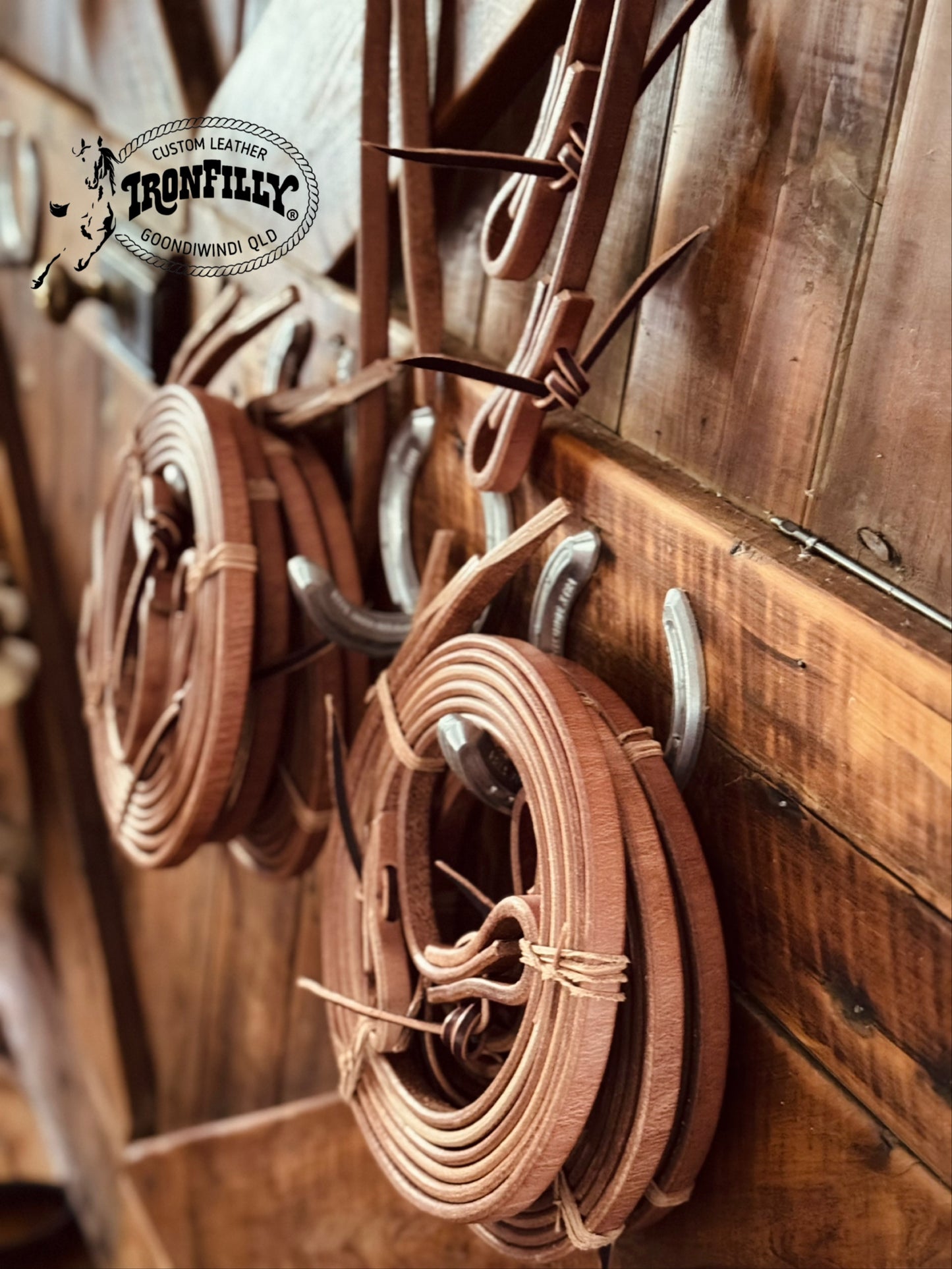Harness Leather Split Reins (Heavy) 5/8