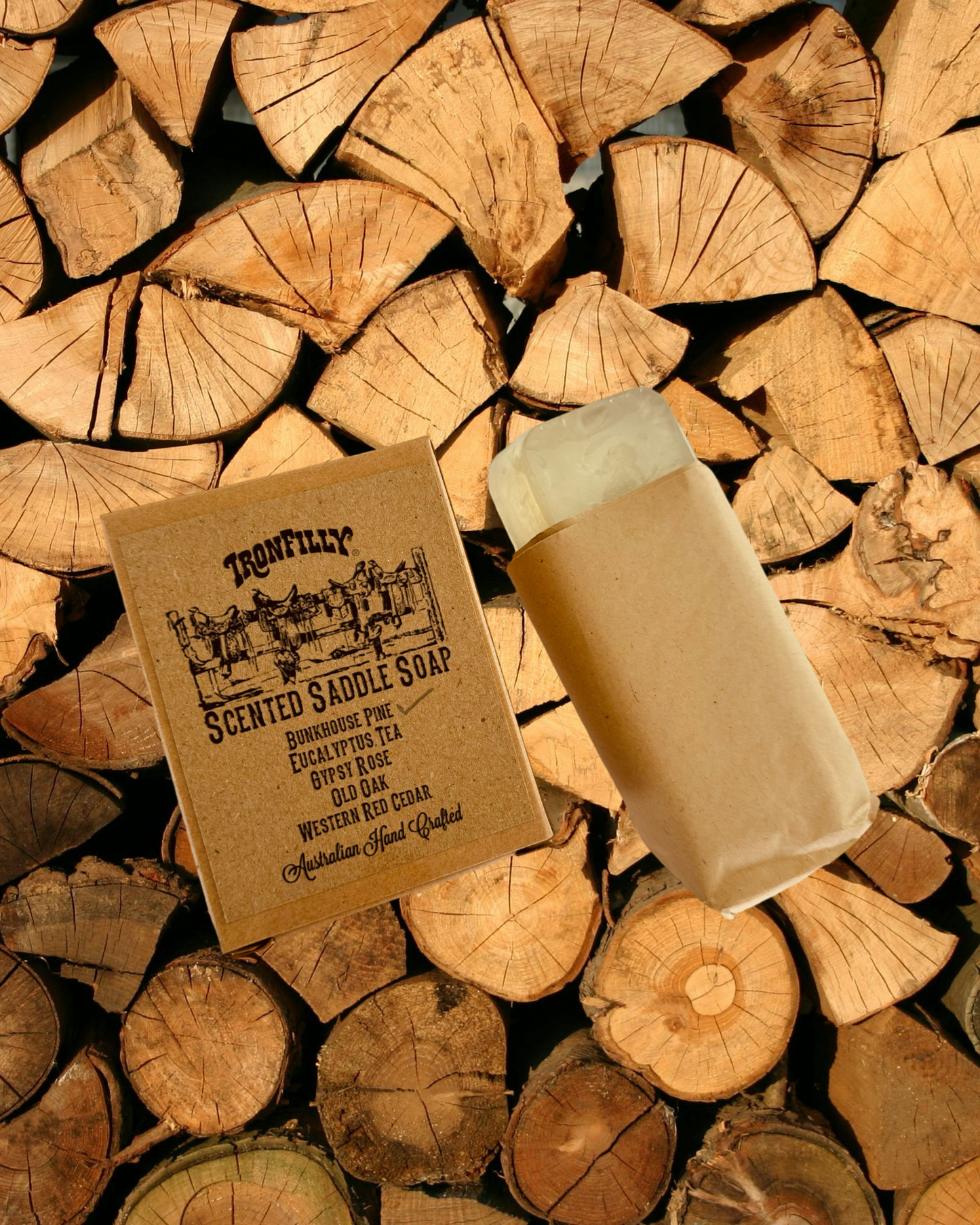 IRON FILLY®️ Scented Saddle Soap (90g)