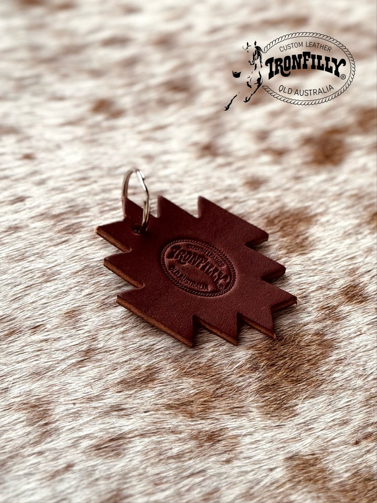 IRON FILLY Makers Mark key tag