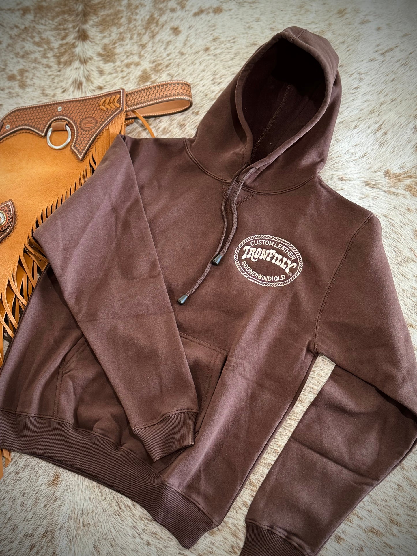 IRON FILLY Hoodie Brown (Women’s)