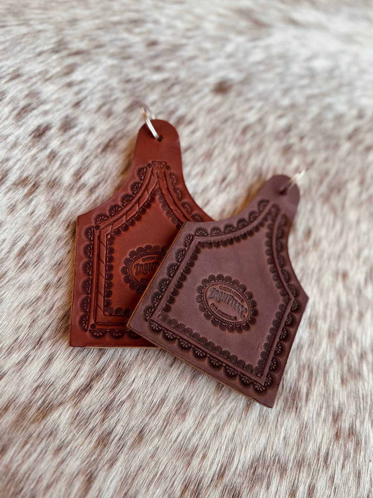 Stamped cattle tag