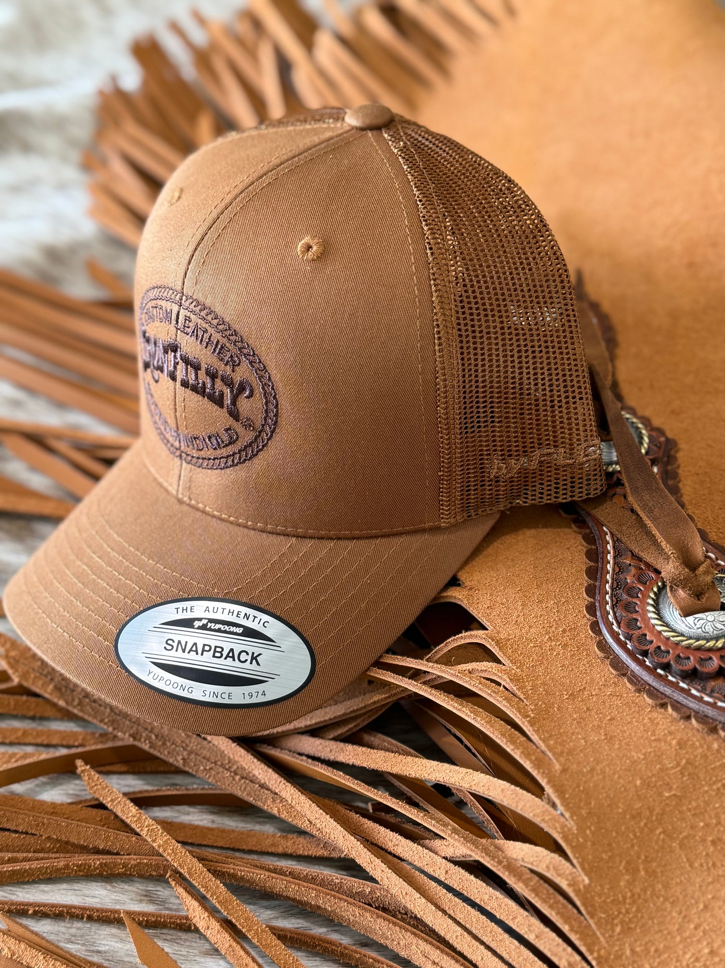 IRON FILLY SnapBack- Saddle Tan