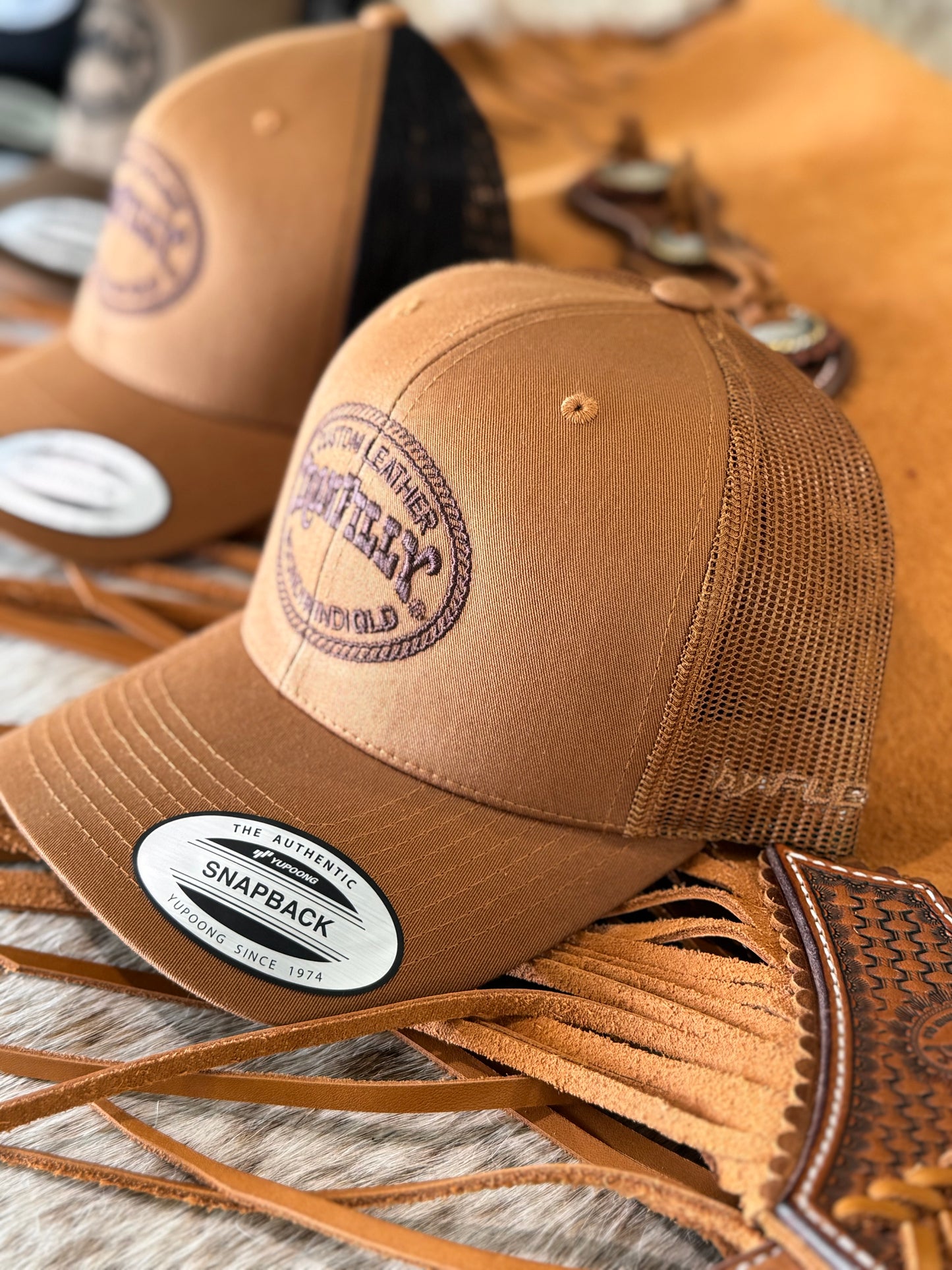 IRON FILLY SnapBack- Saddle Tan
