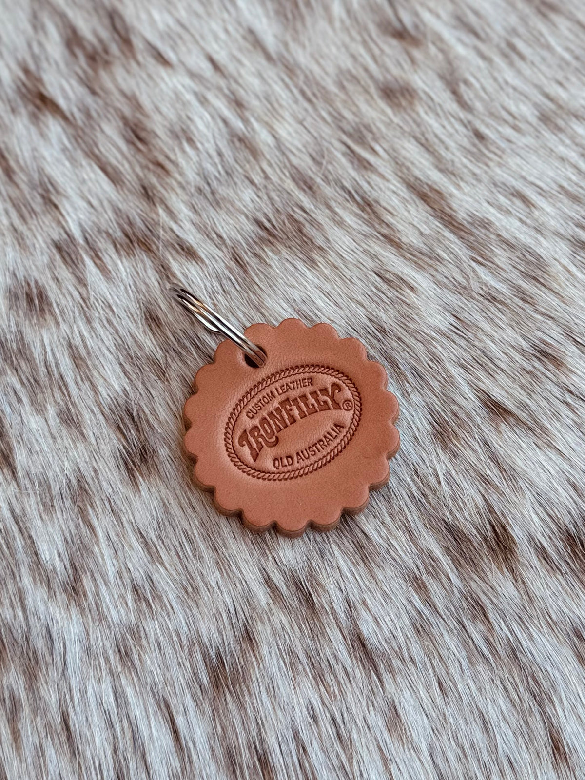 IRON FILLY Makers Mark key tag